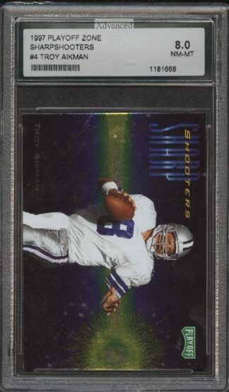 1997 Playoff Zone Sharpshooters #4 Troy Aikman