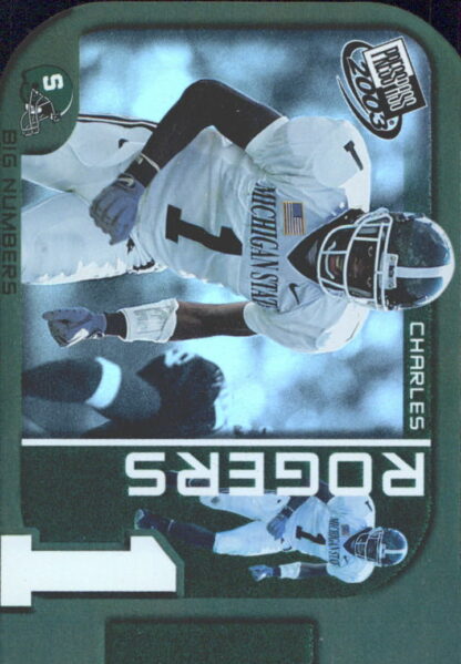 2003 Press Pass Big Numbers #BN26 Charles Rogers