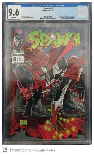Spawn #8 (Image, 1993) CGC 9.6 Todd McFarlane - Spawn,Billy Kincaid,Vindicator