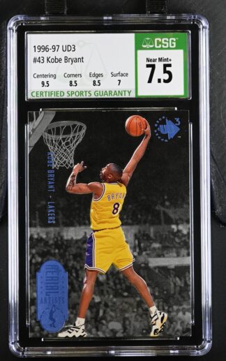 1996-97 UD3 #43 Kobe Bryant