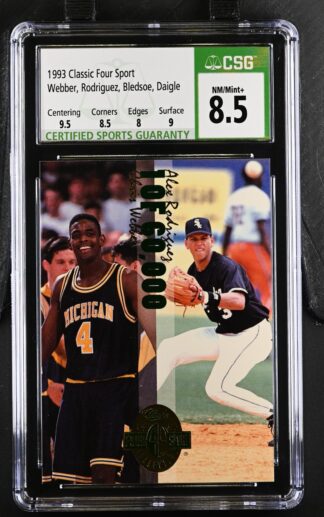 1993 Classic Four Sport Power Pick Bonus #NNO Four in One/60,000/Chris Webber/Alex Rodriguez/Drew Bledsoe/Alexandre Daigle