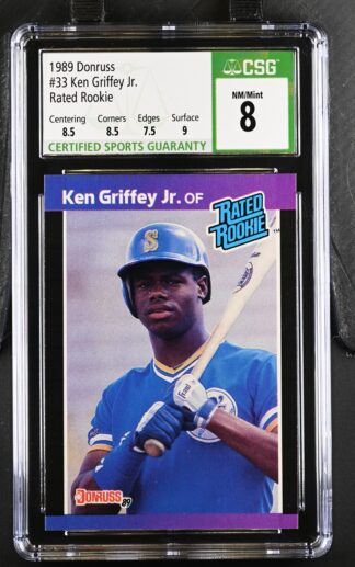 1989 Donruss #33 Ken Griffey Jr. RR RC