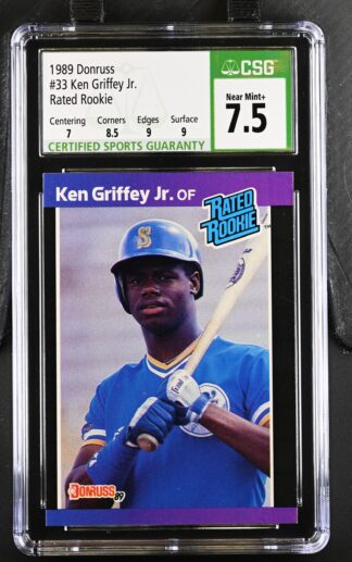 1989 Donruss #33 Ken Griffey Jr. RR RC