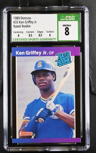 1989 Donruss #33 Ken Griffey Jr. RR RC