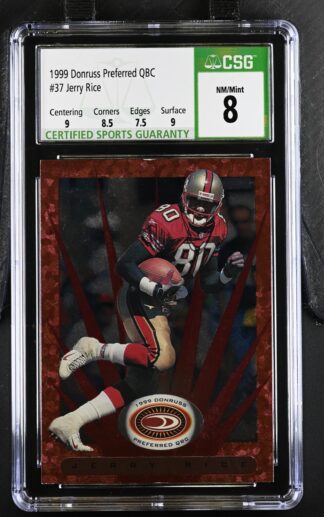 1999 Donruss Preferred QBC #37 Jerry Rice B