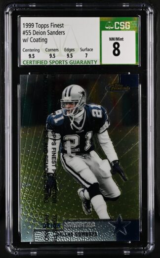 1999 Finest #55 Deion Sanders