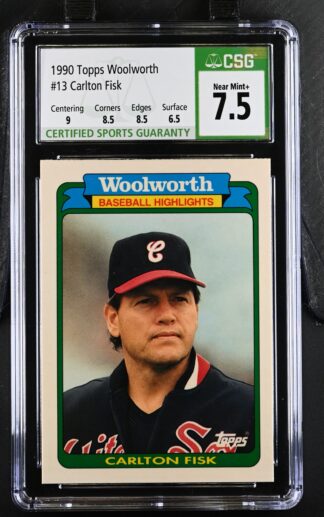 1990 Woolworth's Topps #13 Carlton Fisk