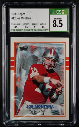 1989 Topps #12 Joe Montana