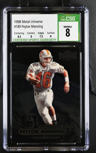 1998 Metal Universe #189 Peyton Manning RC