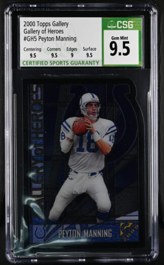 2000 Topps Gallery Gallery of Heroes #GH5 Peyton Manning