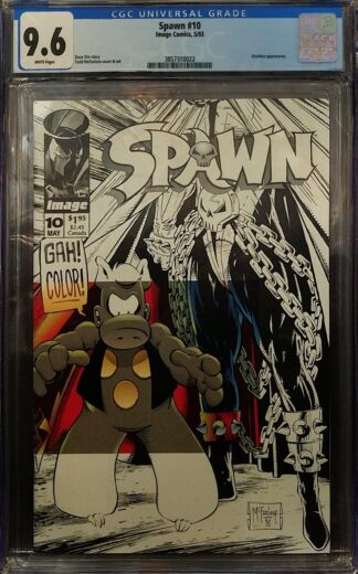 Spawn #10 (Image, 1993) CGC 9.6 Todd McFarlane - Spawn,Cerebus
