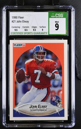 1990 Fleer #21 John Elway