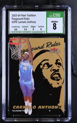 2003-04 Fleer Tradition Playground Rules #3 Carmelo Anthony