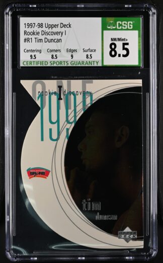 1997-98 Upper Deck Rookie Discovery 1 #R1 Tim Duncan