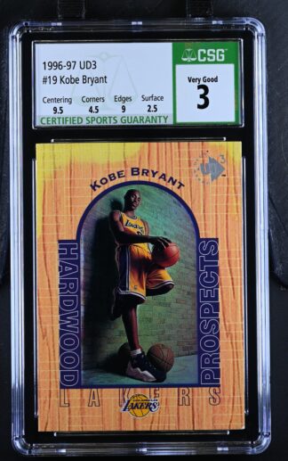 1996-97 UD3 #19 Kobe Bryant RC