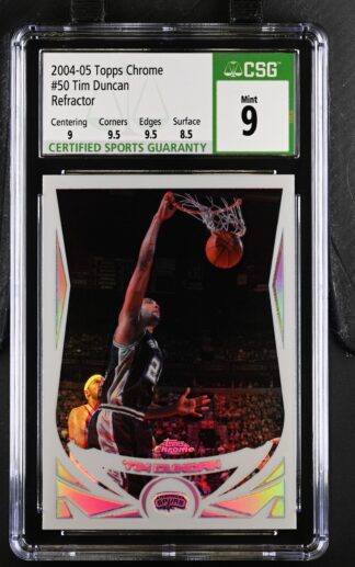 2004-05 Topps Chrome #50 Tim Duncan