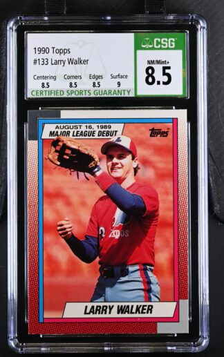 1990 Topps Debut '89 #133 Larry Walker