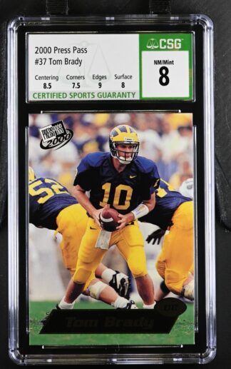 2000 Press Pass #37 Tom Brady