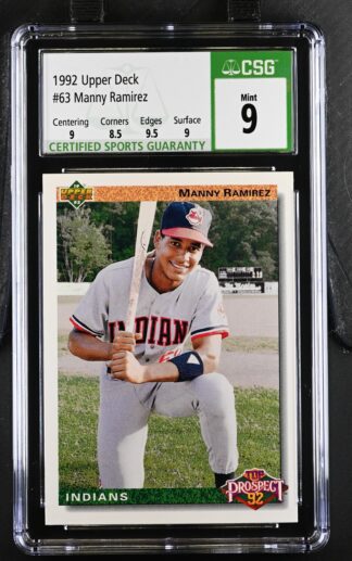 1992 Upper Deck #63 Manny Ramirez RC