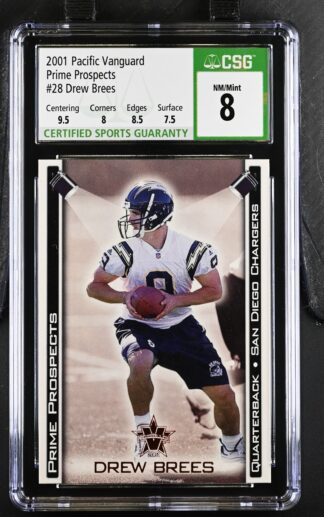 2001 Vanguard Prime Prospects Bronze #28 Drew Brees