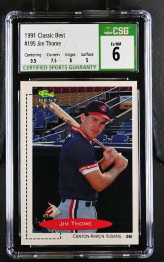 1991 Classic/Best #195 Jim Thome