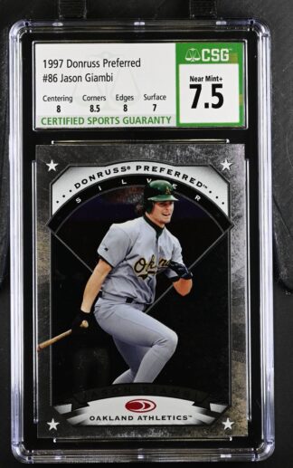 1997 Donruss Preferred #86 Jason Giambi S