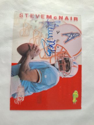 1995 Images Four Sport Draft Challenge Acetates Autographs #4 Steve McNair