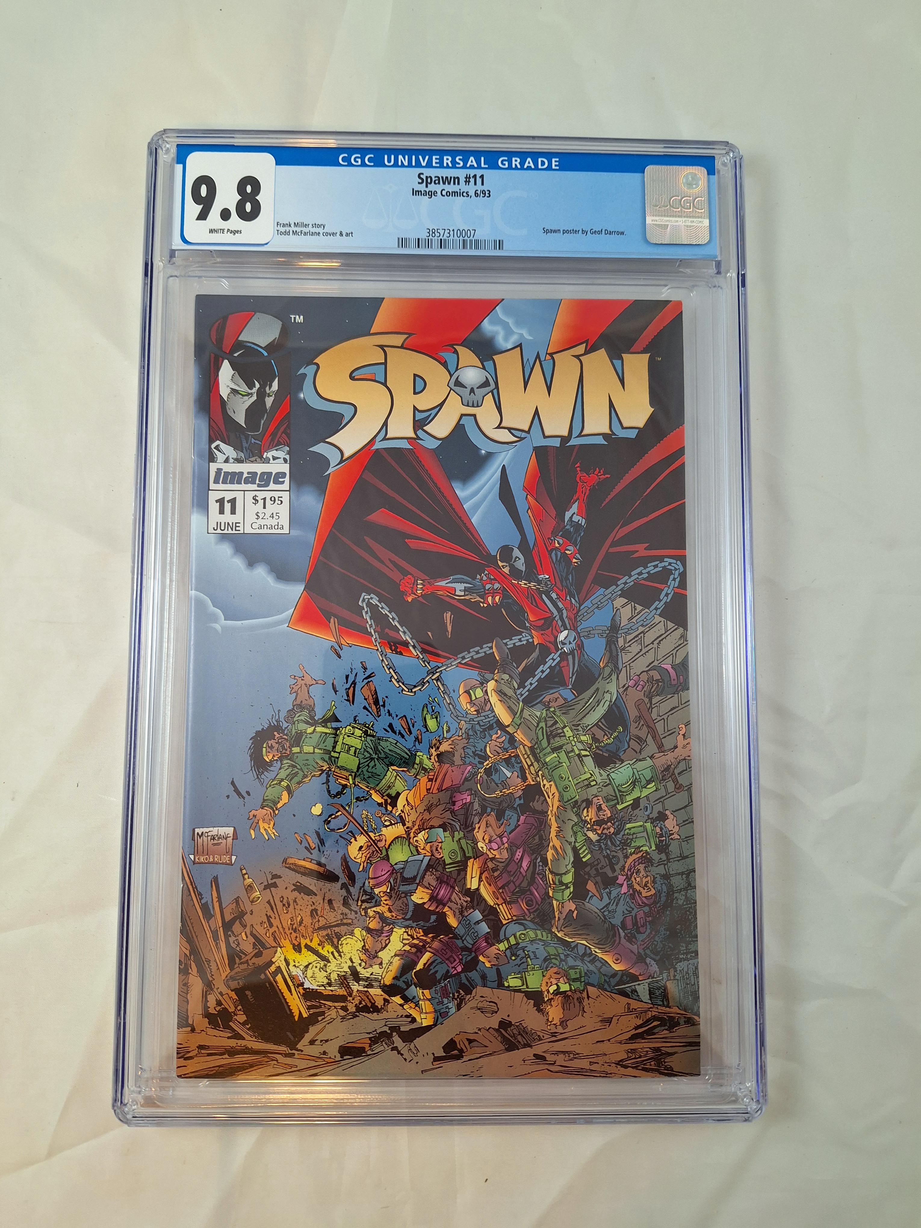 Spawn #11 (Image, 1993) CGC 9.8 Todd McFarlane - Spawn