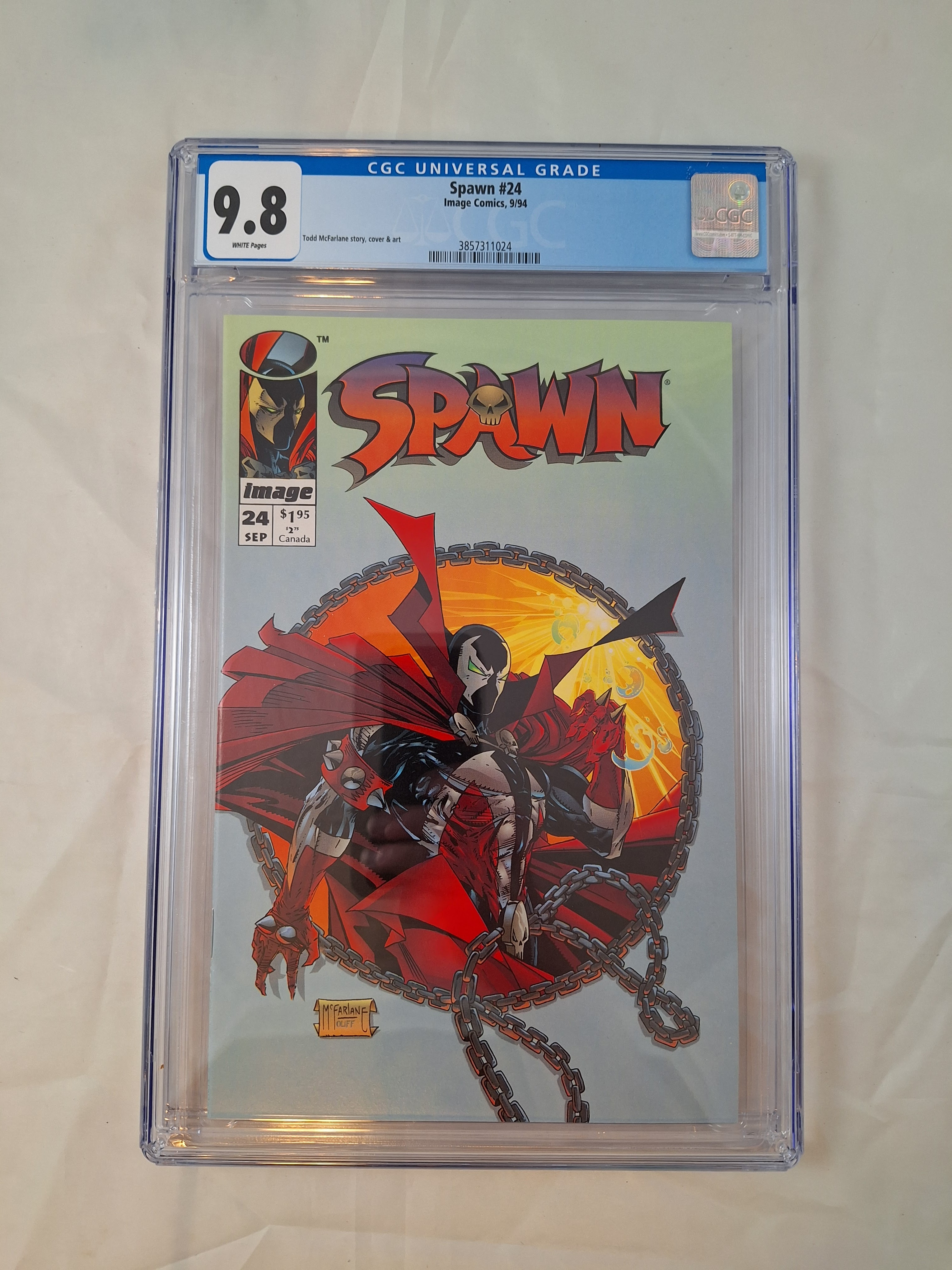 Spawn #24 (Image, 1994) CGC 9.8 Todd McFarlane - Spawn