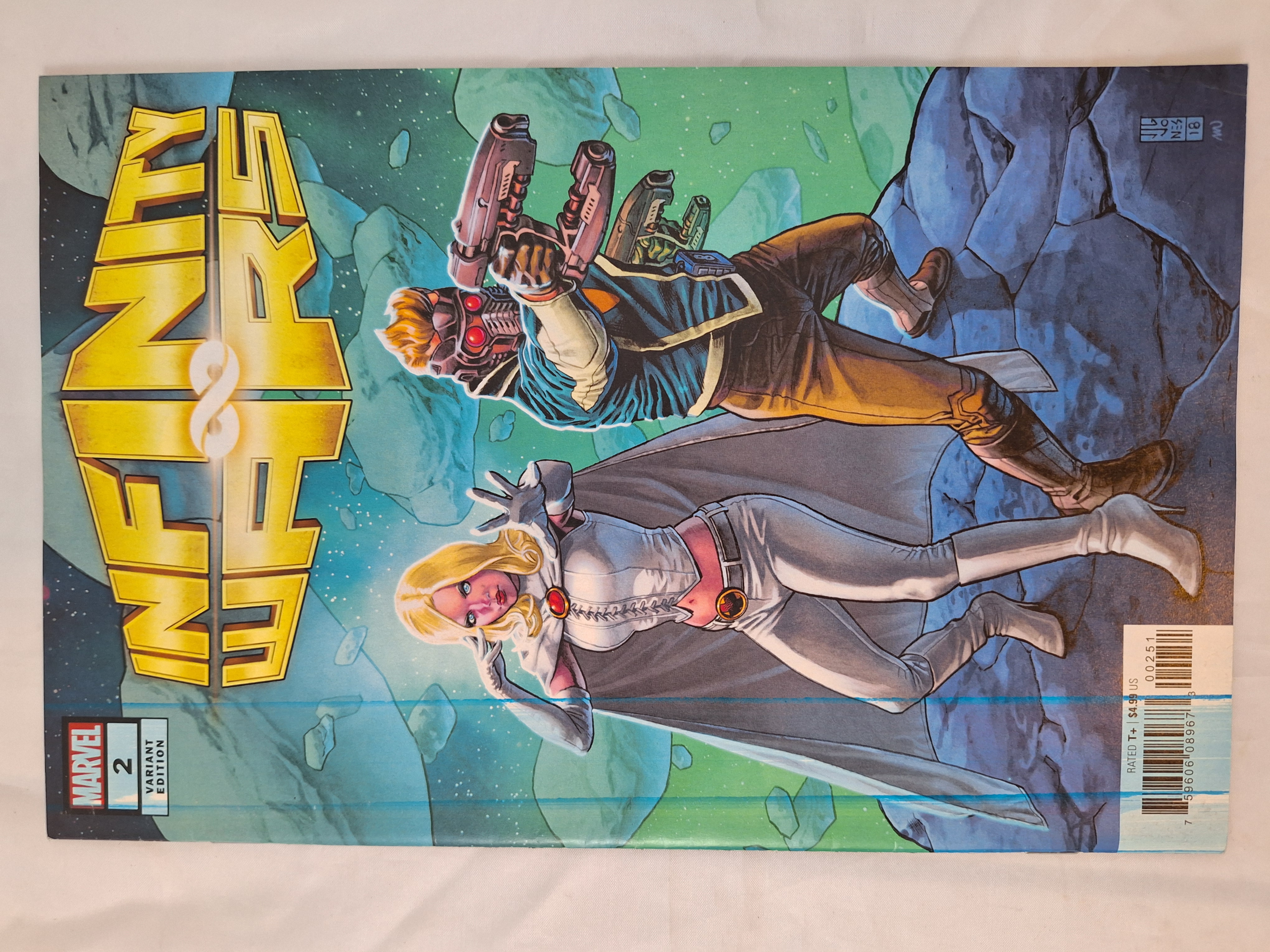 Infinity Wars #2e (Marvel Comics, 2018)  - 'Old Lady' Gamora,Avengers,Black Panther I,Black Widow II,Bullseye,Captain America I,Captain Marvel VII,Chitauri,Doctor Strange,Drax the Destroyer,Flowa,Ghost Rider XIII,Groot,Hulk VII,Infinity Watch,Iron Man I,Loki,Requiem,Rocket Raccoon,Sandman,Spider-Man I,Spot,Star-Lord I,Thanos,Thor I,Tombstone,Turk,Typhoid Mary,Warlock