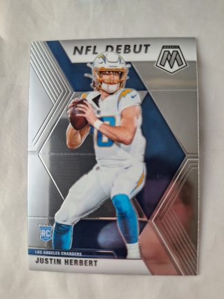 2020 Panini Mosaic #263 Justin Herbert DEB