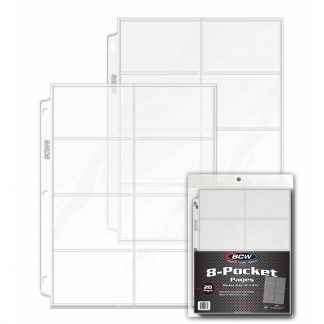 Vinyl 8-Pocket Pages