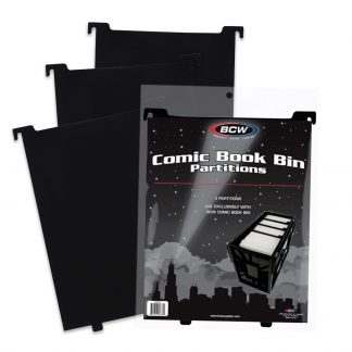 Comic Book Bin Partitions - Black