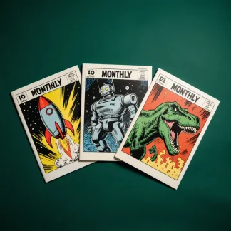 Monthly Comic Pack + Supplies